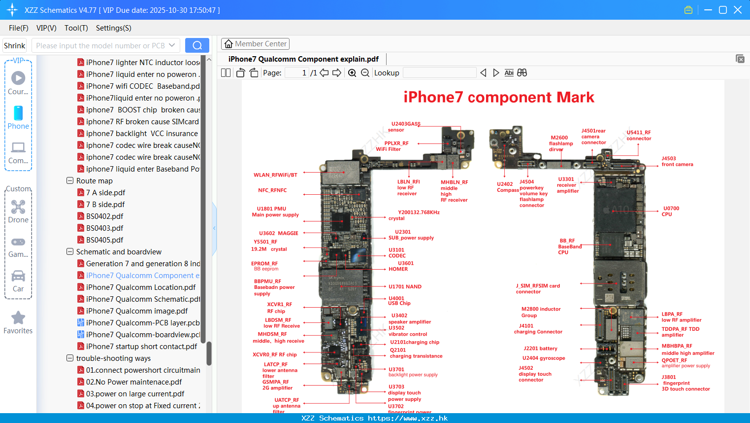 IPhone7 Qualcomm Component Explain